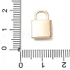 Brass Micro Pave Clear Cubic Zirconia Charms CU-CBAFF5B-14G-3