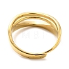 304 Stainless Steel Hollow Adjustable Ring for Women RJEW-C016-08G-3