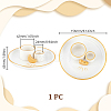Porcelain Candle Holders AJEW-WH0481-303-2
