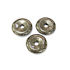 Donut/Pi Disc Natural Pyrite Pendants G-I125-33A-2