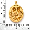 Religion Golden Tone 304 Stainless Steel Pendants STAS-K289-01G-04-3