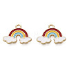 Alloy Enamel Pendants FIND-N048-020-2