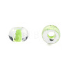 Glow in the Dark Luminous Transparent 8/0 Glass Seed Beads SEED-YWC0001-01I-6