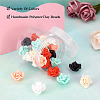 Fashewelry 30Pcs 6 Colors Handmade Polymer Clay Beads CLAY-FW0001-04-12