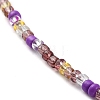 Glass Beaded Necklace NJEW-Z029-05C-2