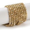 Natural Yellow Garnet Beads Strands G-Z129-C01-5mm-01-2