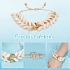   3Pcs Natural Cowrie Shell Charm Bracelets Set BJEW-PH0004-36-4