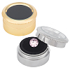 2Pcs 2 Colors Round Alloy Loose Diamond Storage Boxes CON-DR0001-03-1