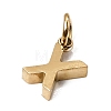 304 Stainless Steel Charms SA-CBABF3F-01G-X-2