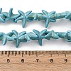 Synthetic Turquoise Dyed Beads Strands G-B184-C02-02-4