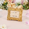 Vintage Resin with Cloth Ring Display Gold Photo Frame Stands RDIS-WH0016-19B-5