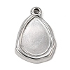 304 Stainless Steel Pendant Cabochon Settings SA-CBA9B1E-01B-P-1