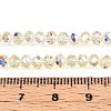 Transparent Glass Beads Strands X-EGLA-N016-6mm-05-4