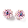 Round Resin Rhinestone Beads OACR-Z035-01A-1