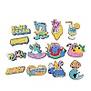 Beach Theme PVC Plastic Cabochons PL-CBABCB6-06-1