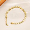 304 Stainless Steel Butterfly Link Chain Bracelets for Women WG8B455-02-1