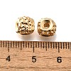 Brass Micro Pave Cubic Zirconia Beads KK-M318-39G-02-2