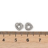 304 Stainless Steel Rhinestone Cabochon Settings STAS-G356-04P-03-3