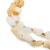 Natural White African Opal Beads Strands G-D101-A10-4