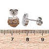Tarnish Resistant 304 Stainless Steel Stud Earrings X-EJEW-F227-17P-2