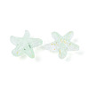 Frosted Glass Beads FGLA-T005-01E-2