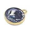 Printed Brass Pendants KK-CBAF4A6-01G-08-2