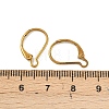 Ion Plating(IP) 304 Stainless Steel Leverback Earring Findings LS-STAS-K233-04G-01A-3