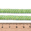 AB Color Plated Opaque Glass Beads Strands LS-GLAA-T026-3x6mm-P05-4