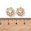 Brass Pave Cubic Zirconia Multi-Strands Links KK-B172-19G-01-3