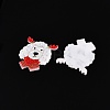 Christmas Theme Printing Acrylic Pendants X-BACR-N002-01M-3