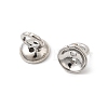 Brass Bead Cap Pendant Bails KK-Z137-02P-01-2