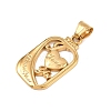 304 Stainless Steel Pendants Ion Plating(IP) STAS-K316-05G-2