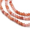 Natural Pink Aventurine Beads Strands G-M438-A09-02-3