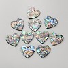 Natural Paua Shell/Abalone Shell Pendants SHEL-WH0008-09A-1