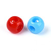 Opaque Acrylic Beads SACR-T035-15M-2