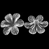 Frosted Flower Clear Transparent Acrylic Beads X-PAF154Y-11-1