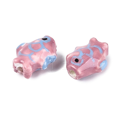 Handmade Porcelain Beads PORC-Q007-09G-1