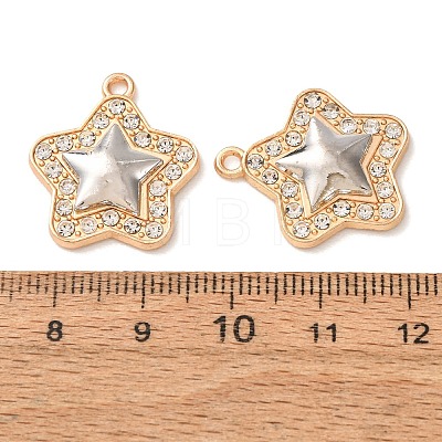 Alloy Rhinestone Pendants RB-CBAA987-04A-1