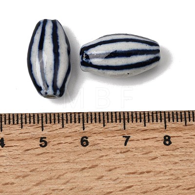 Handmade Porcelain Beads PORC-K012-07-1