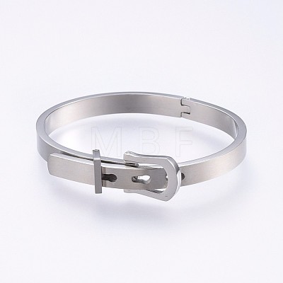 304 Stainless Steel Bangles BJEW-P223-03P-1
