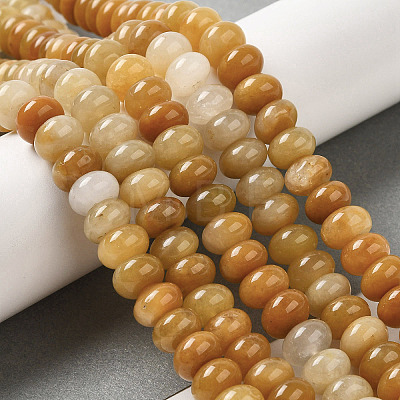 Natural Topaz Jade Beads Strands G-G102-C09-01-1