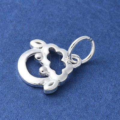 925 Sterling Silver Chinese Zodiac Outline Charms STER-P066-02S-08-1