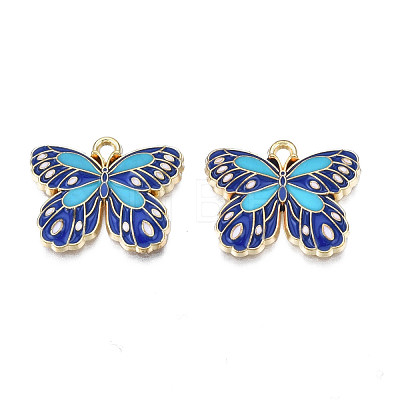 Alloy Enamel Pendants ENAM-N055-105C-1