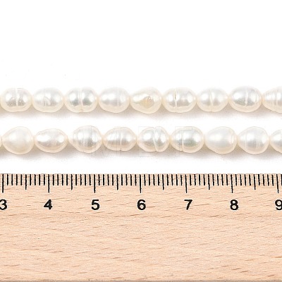 Natural Cultured Freshwater Pearl Beads Strands PEAR-I007-01B-06B-1