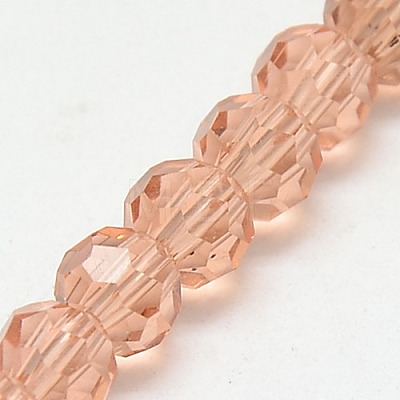 Glass Beads Strands EGLA-J042-8mm-23-1