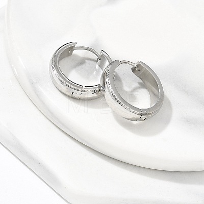 304 Stainless Steel Hoop Earrings for Women EJEW-C096-59P-1