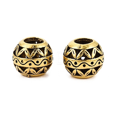 Tibetan Style Alloy European Beads FIND-Q121-09AG-1