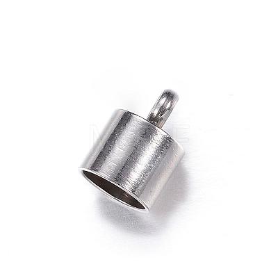 202 Stainless Steel Cord Ends STAS-P091-20-1