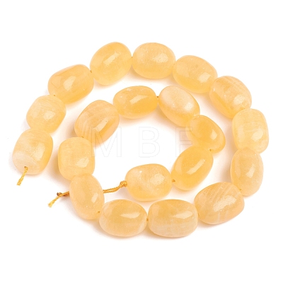 Natural Orange Calcite Beads Strands G-L505-11-1