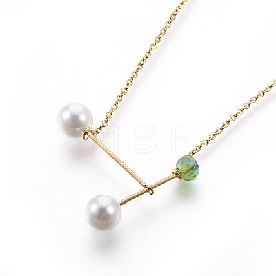 (Jewelry Parties Factory Sale)304 Stainless Steel Pendant Necklaces NJEW-P238-02-1
